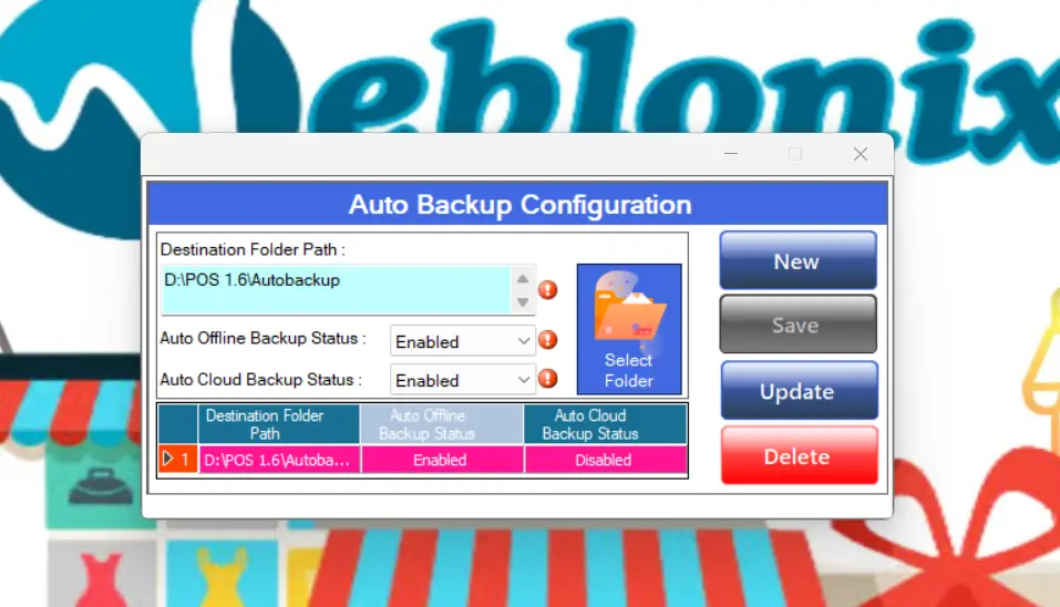 Reliable cloud backup with weblonix billing software